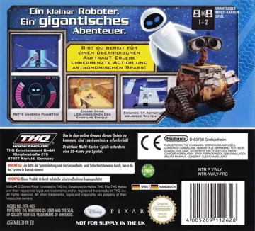 WALL-E (Japan) box cover back